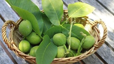 Papillomları gidermek için ceviz